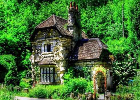 small stone cottages