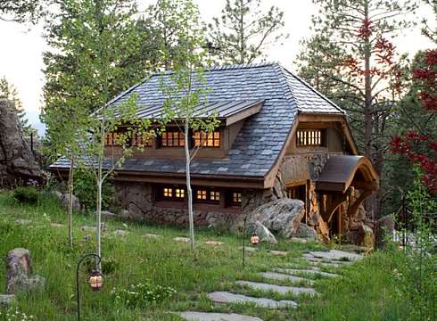 small stone cottages