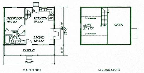 small log cabin plans