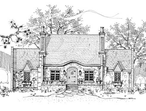 storybook cottage house plans
