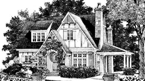 Storybook Cottage House Plans Hobbit, French Farmhouse Plans