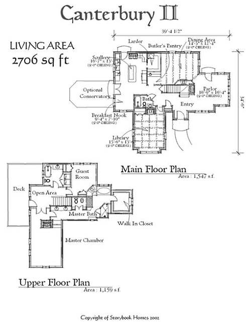 storybook home plans